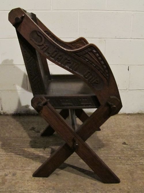 fig 3. ANTIQUE VICTORIAN OAK GLASTONBURY CHAIR C1880 WDB6113/29.11