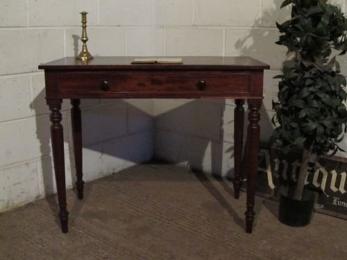fig 1. ANTIQUE REGENCY MAHOGANY SIDE TABLE DESK C1800 WDB6197/13.12