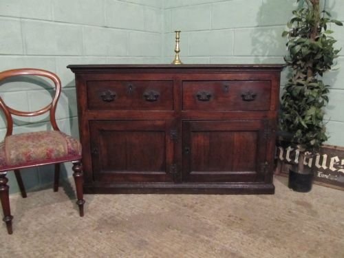 Antique Georgian Country Oak Sideboard C1760 Wp6210a/27.12