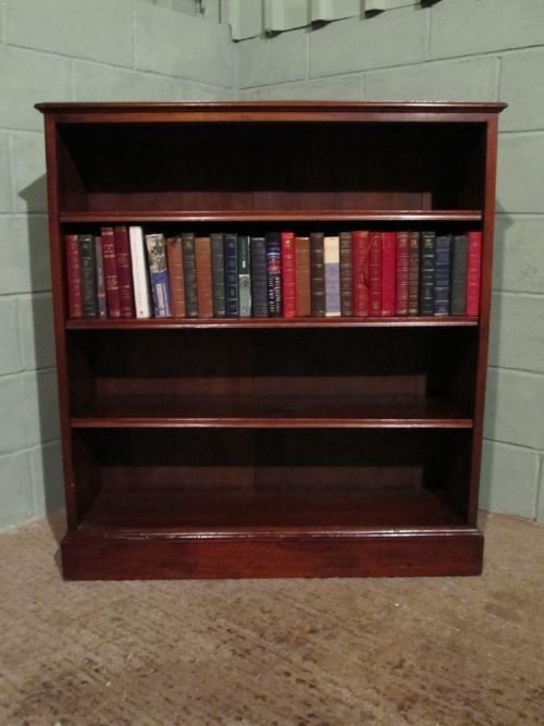 fig 2. ANTIQUE VICTORIAN MAHOGANY OPEN BOOKCASE WDB6212/27.12
