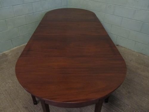 fig 2. ANTIQUE EDWARDIAN MAHOGANY EXTENDING DINING TABLE WDB