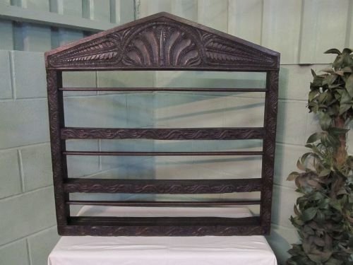 Antique Georgian Carved Oak Delft Rack C1780 Wdb6216/4.1