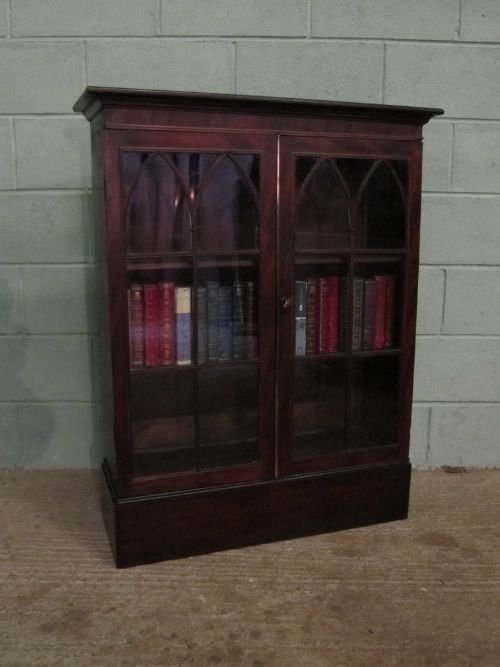 Antique Regency Mahogany Glazed Bookcase C1800 Wdb6194/18.1