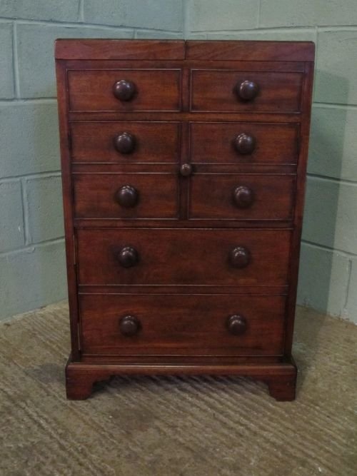 fig 1. ANTIQUE REGENCY MAHOGANY CABINET WASHSTAND CHEST C1800 WM6216A/18.1
