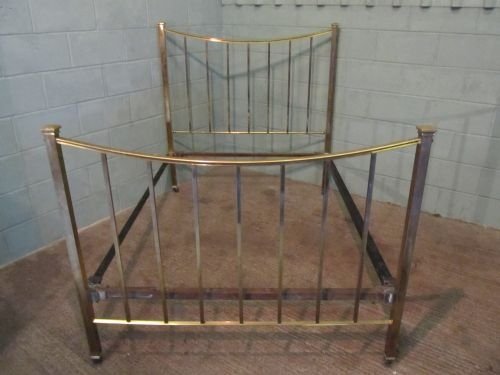 fig 1. ANTIQUE VICTORIAN BRASS DOUBLE BED C1880 M6218A/18.1