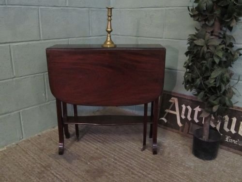 Antique Edwardian Mahogany Sutherland Gate Leg Table C1900 Wm6227/25.1