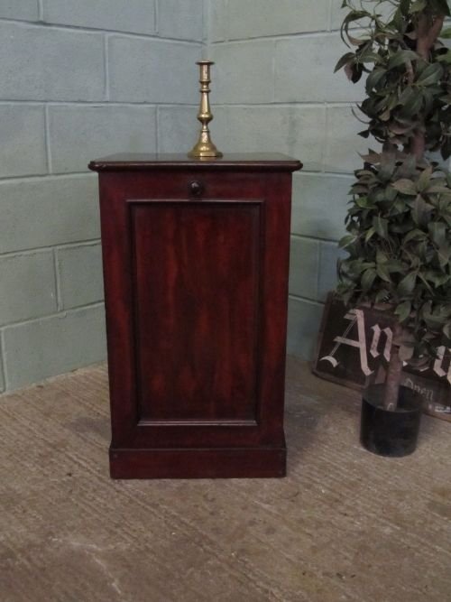 Antique Victorian Mahogany Bedside Cabinet Pot Cupboard C1880 Wm6235/25.1