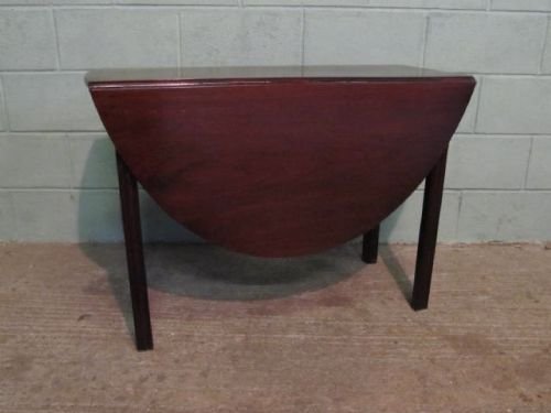 Antique Georgian Mahogany Drop Leaf Gate Leg Dining Table C1780