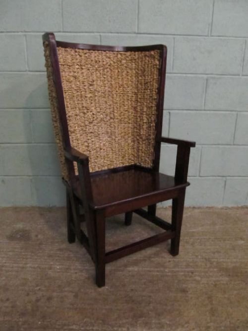 Antique Edwardian Mahogany Orkney Chair C1900 6255/7.2