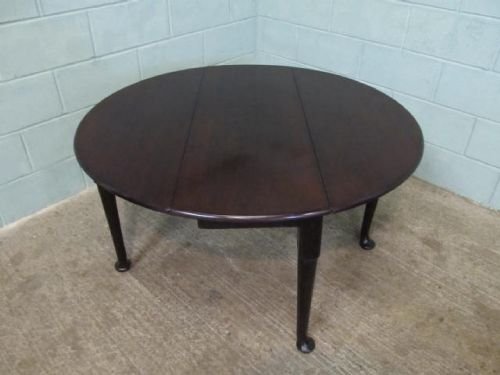 fig 2. ANTIQUE GEORGIAN CUBAN MAHOGANY DROP LEAF GATE LEG DINING TABLE C1780 6249/7.1