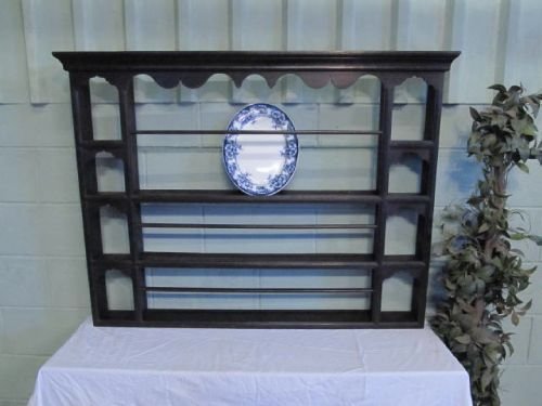 fig 1. ANTIQUE GEORGIAN COUNTRY OAK DELFT RACK C1780 6248/7.2
