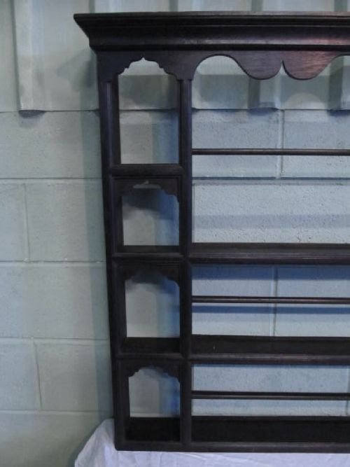 fig 2. ANTIQUE GEORGIAN COUNTRY OAK DELFT RACK C1780 6248/7.2