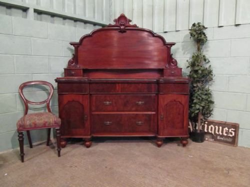 Antique Victorian Mahogany Chiffonier Sideboard C1860 W6240/14.2