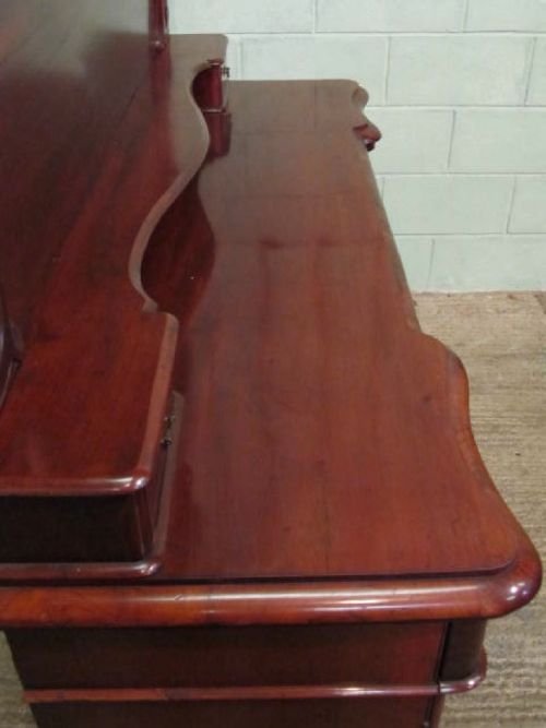 fig 1. ANTIQUE VICTORIAN MAHOGANY CHIFFONIER SIDEBOARD C1860 W6240/14.2