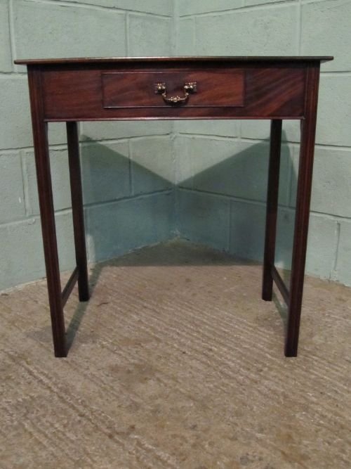 fig 1. ANTIQUE REGENCY PLUM PUDDING MAHOGANY SIDE TABLE C1820 W6267/1.3