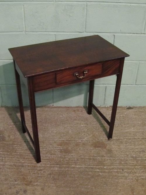 fig 2. ANTIQUE REGENCY PLUM PUDDING MAHOGANY SIDE TABLE C1820 W6267/1.3