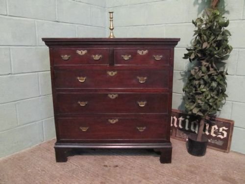 Antique Early Georgian Oak Chest of Drawers C1720 W6298/7.3