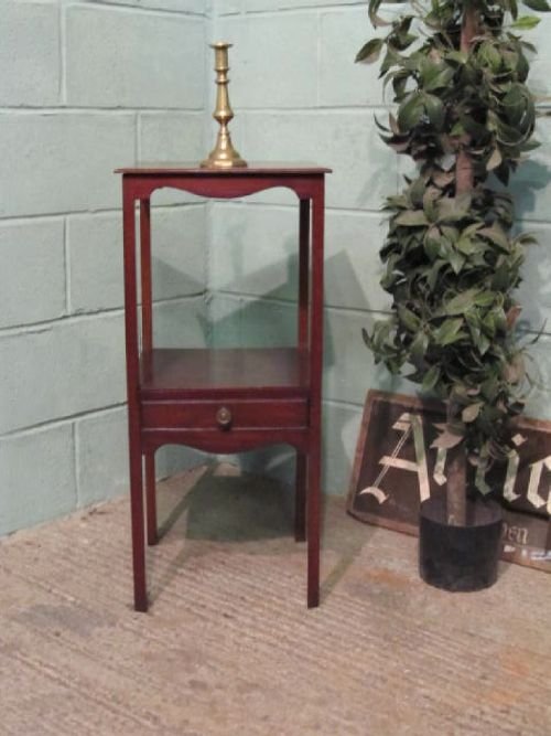 Antique Regency Mahogany Night Stand Bedside Table C1820 W6322/29.3