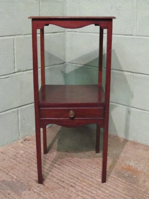 fig 1. ANTIQUE REGENCY MAHOGANY NIGHT STAND BEDSIDE TABLE C1820 W6322/29.3