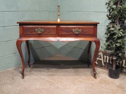 Antique Edwardian Walnut Side Table C1900 W6335/4.4