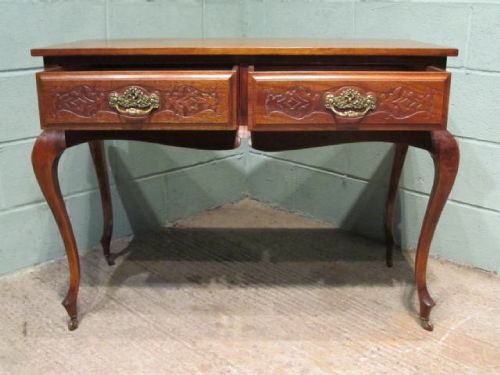 fig 1. ANTIQUE EDWARDIAN WALNUT SIDE TABLE C1900 W6335/4.4