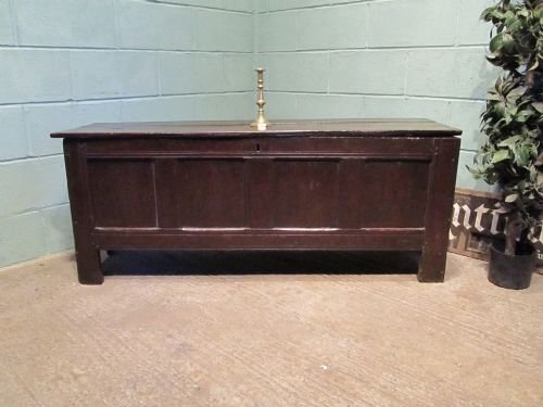 Antique 17th Century James 11 Oak Coffer Sword Box C1680 W6368/11.4