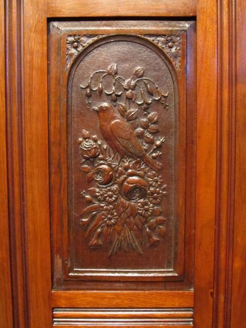 fig 1. ANTIQUE EDWARDIAN MAHOGANY SINGLE WARDROBE C1900 W6362/11.4