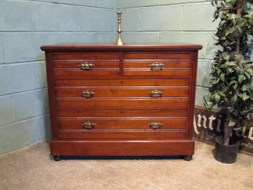 Antique Edwardian Mahogany Chest of Drawers C1900 W6363/11.4