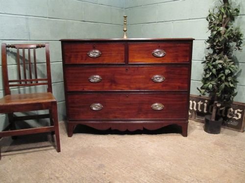 Antique Regency Cuban Mahogany Chest of Drawers C1800 W6406/21.4