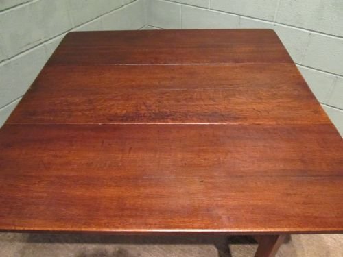 Antique Georgian Oak Gate Leg Drop Leaf Dining Table C1780 W6360/26.4