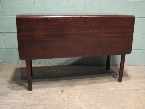 fig 2. ANTIQUE GEORGIAN OAK GATE LEG DROP LEAF DINING TABLE C1780 W6360/26.4