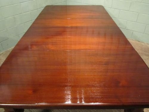 Antique Large Victorian Mahogany Extending Dining Table Seats 6 to 16 People C1850 W6410/26.4