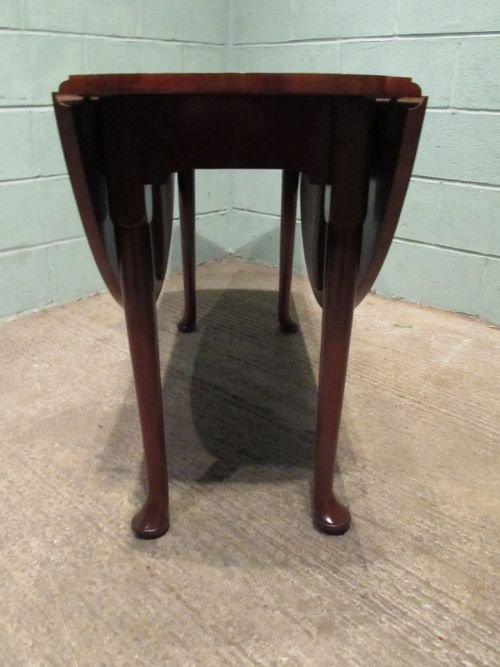 fig 2. ANTIQUE GEORGIAN MAHOGANY GATE LEG DROP LEAF DINING TABLE C1780 W6382/1.5