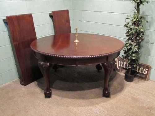 Antique Late Victorian Mahogany Extending Dining Table C1890 W6422/16.5 Seats 10