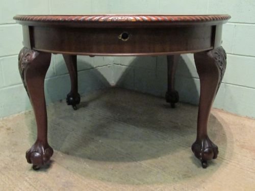 fig 1. ANTIQUE LATE VICTORIAN MAHOGANY EXTENDING DINING TABLE C1890 W6422/16.5 SEATS 10