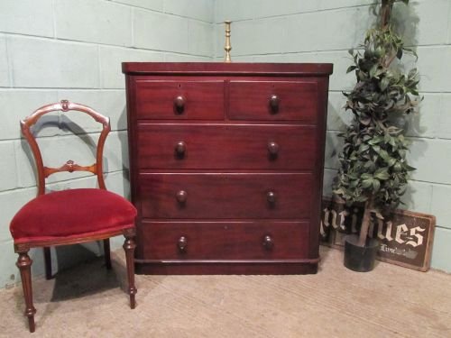 Antique Victorian Mahogany Chest of Drawers C1880/1.6