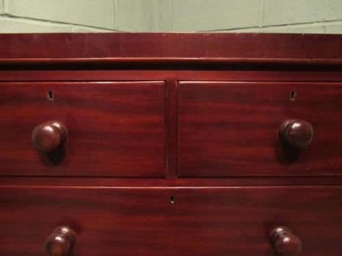 fig 1. ANTIQUE VICTORIAN MAHOGANY CHEST OF DRAWERS C1880/1.6