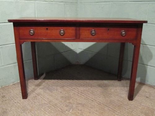 fig 1. ANTIQUE REGENCY MAHOGANY SIDE OR WRITING TABLE C1800 W6441/6.6