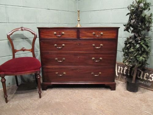 Antique Georgian Mahogany Chest of Drawers C1780 W6471/20.6