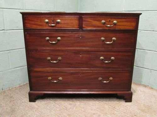 fig 1. ANTIQUE GEORGIAN MAHOGANY CHEST OF DRAWERS C1780 W6471/20.6