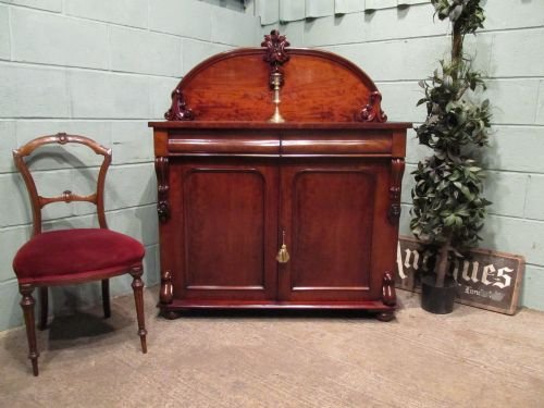 Antique Victorian Mahogany Chiffonier Sideboard C1870 W6491/27.6