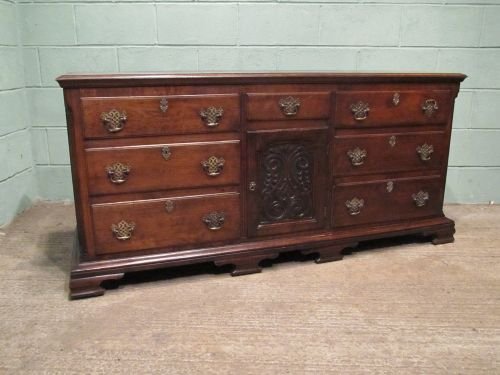 Antique Georgian Oak Sideboard C1780 W6495/27.6