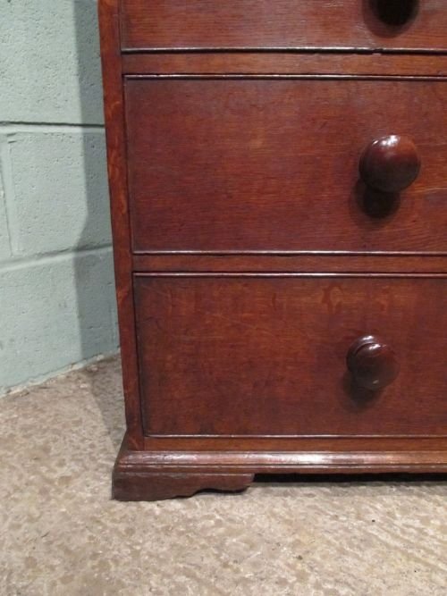 fig 1. ANTIQUE GEORGIAN OAK LINEN CLOTHES PRESS C1780 W6510/2.7