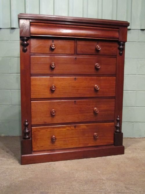 Antique Regency Mahogany Scotch Chest of Drawers C1880 W6476/18.7