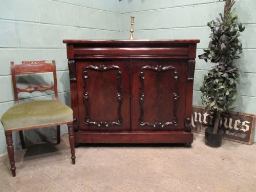 Antique Victorian Mahogany Chiffonier Sideboard C1880 W6520/18.7
