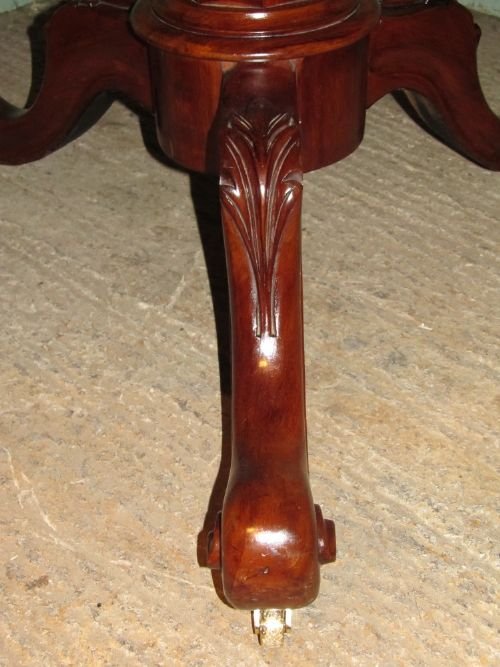 fig 2. ANTIQUE LARGE VICTORIAN MAHOGANY BREAKFAST DINING TABLE C1880 W6530/1.8