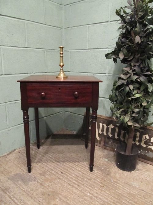 Antique Regency Mahogany Side Table C1800 W6535/1.8