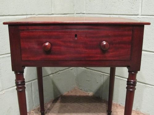 fig 1. ANTIQUE REGENCY MAHOGANY SIDE TABLE C1800 W6535/1.8