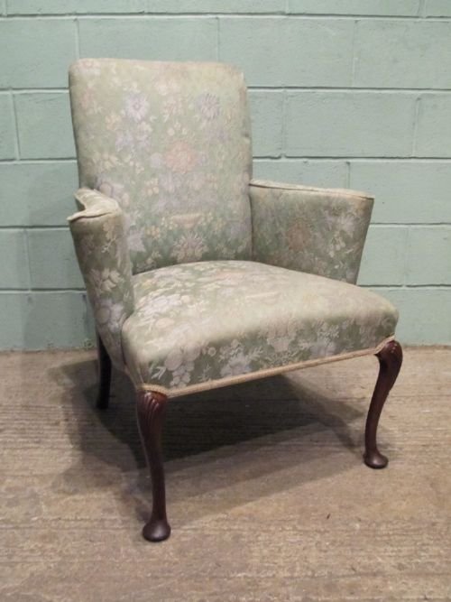 Antique Edwardian Walnut Salon Chair C1900 W6059/1.8