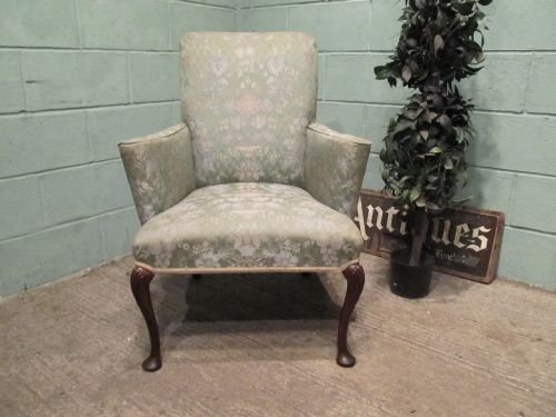 fig 1. ANTIQUE EDWARDIAN WALNUT SALON CHAIR C1900 W6059/1.8
